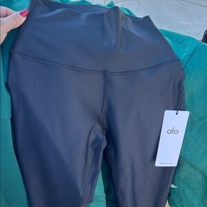 ALO Yoga Kids Charcoal Leggings